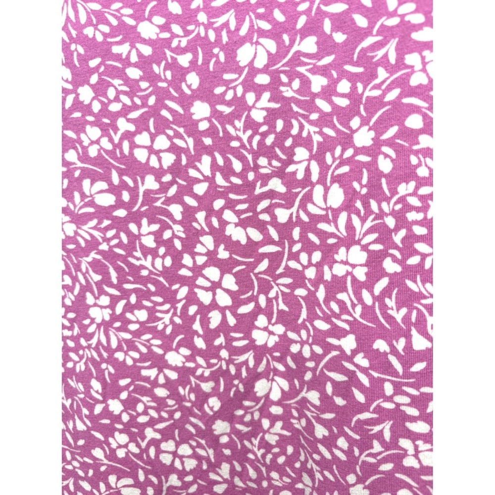 HOBBS LONDON Womens Pink Floral Scoop Neck Tunic Top L Cottagecore Casual Chic - Picture 12 of 12
